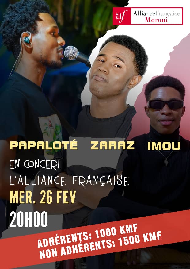 Zara'z, Papaloté et Imou en concert